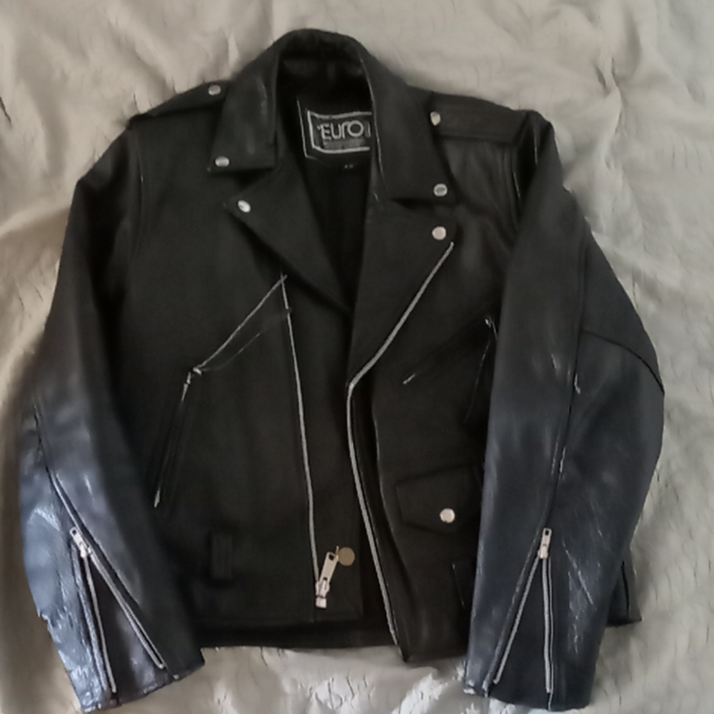 Genuine Leather Motorcycle Jacket